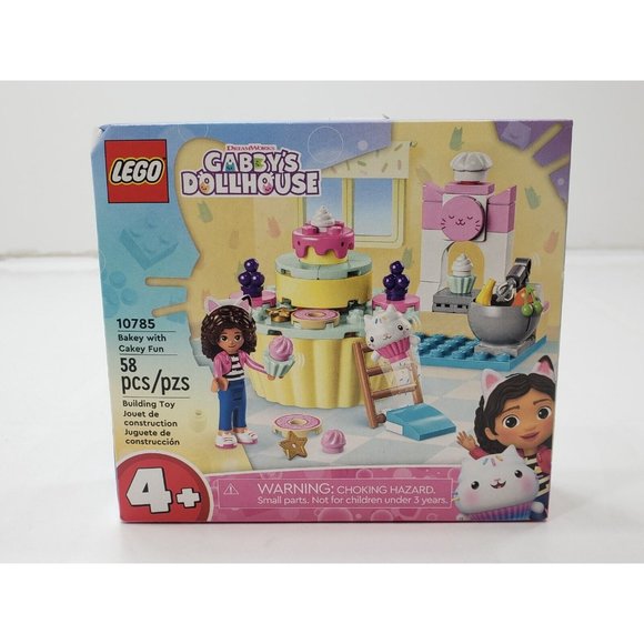 Lego Gabbys Dollhouse Bakey With Cakey Fun #10785 Building Toy 58 Pieces New - Picture 1 of 7